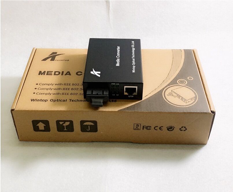 Converter Single mode 1 sợi quang & 2 sợi quang 10/100/1000