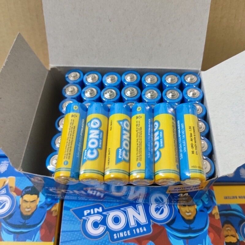 💥lốc 6 viên pin con ó xanh