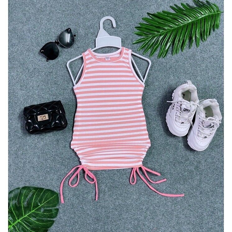 Set bộ/ đầm body sọc cho bé gái