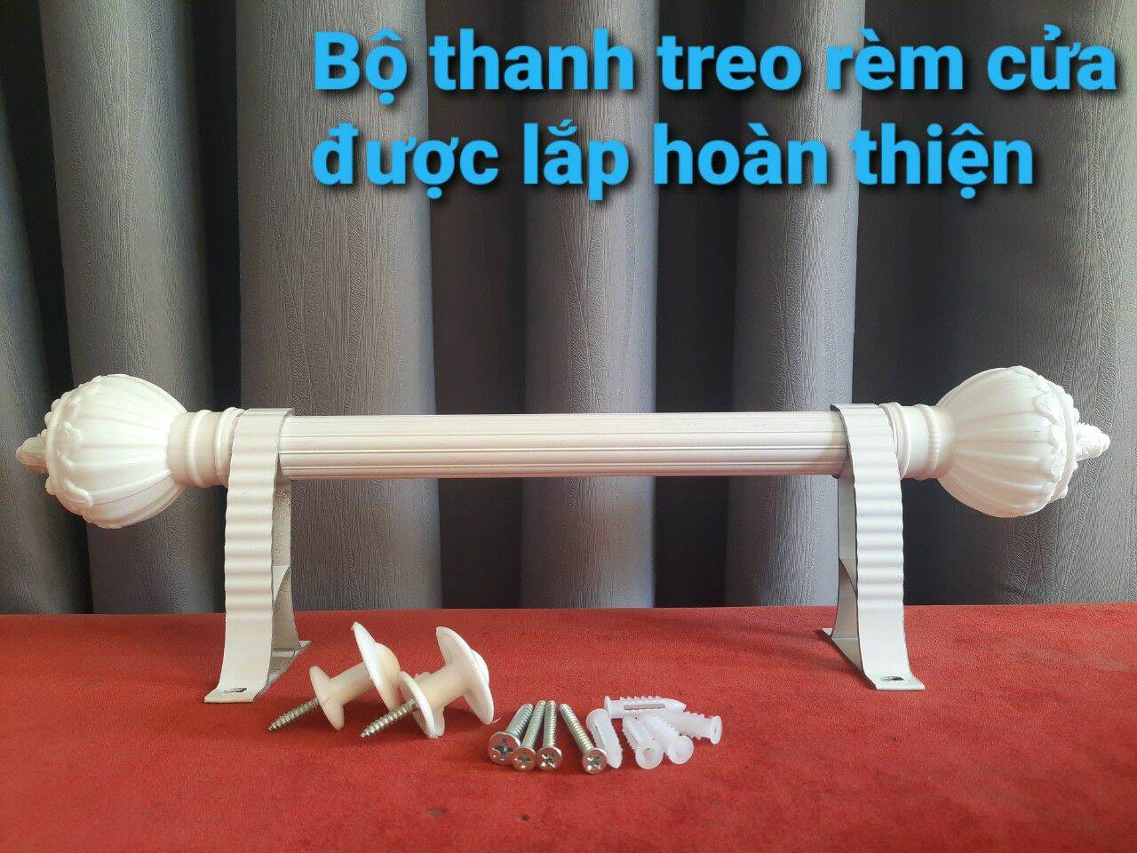 Thanh treo rèm cửa sổ,Khung treo RÈM cửa,MÀN 💥Tặng ỐC VÍT💥