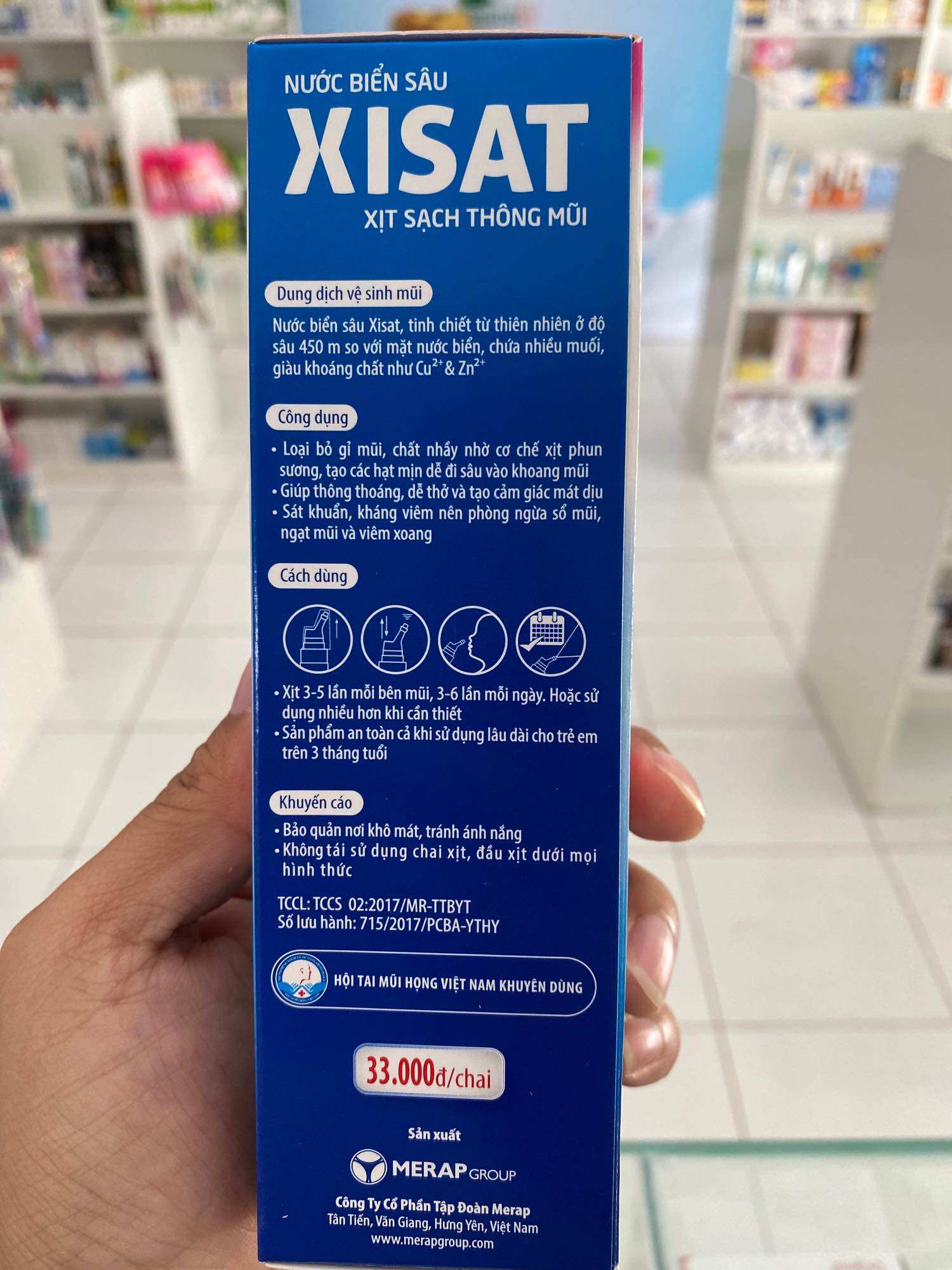 Xisat Xịt sạch Thông Mũi 75ml