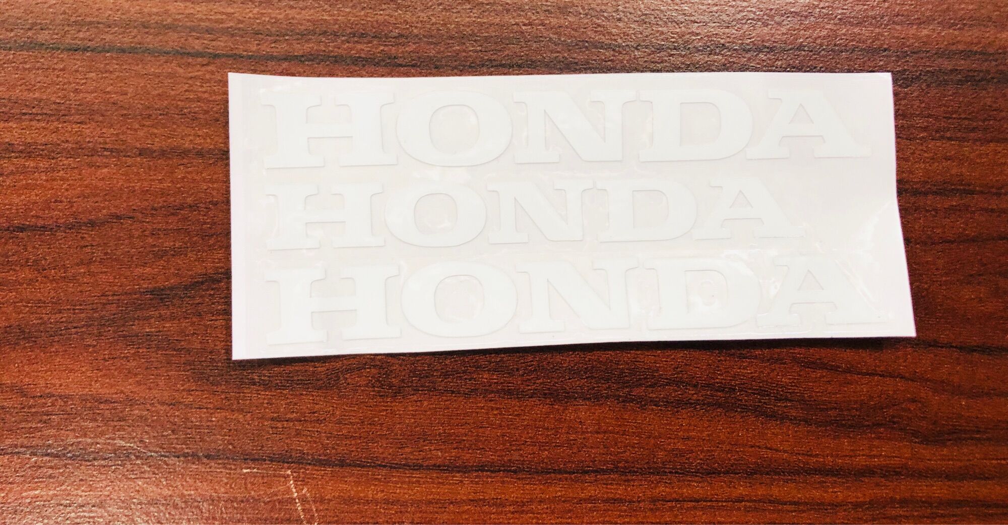 Chữ honda bửng vision trắng decal