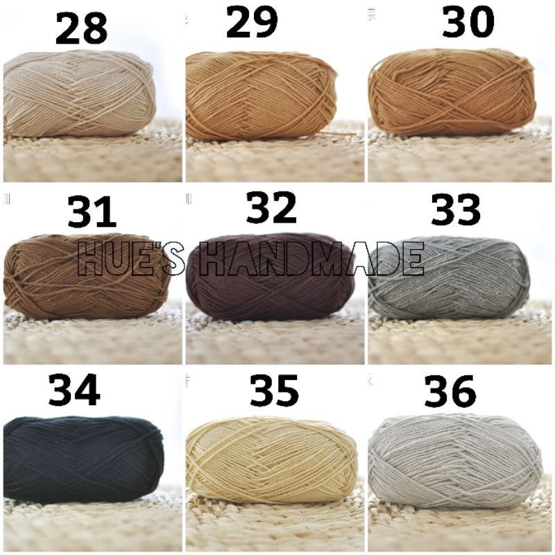 Len Baby Yarn - Bảng 2