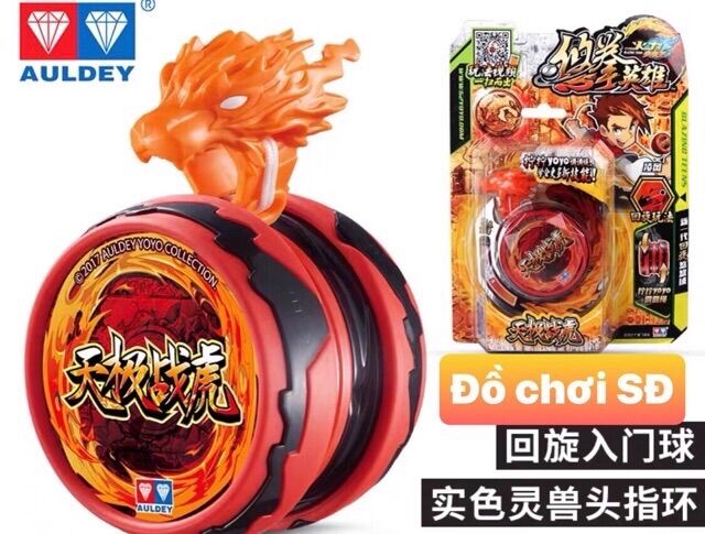 Yoyo kwondo 677111 màu đỏ - yoyo tự thu dây - đồ chơi vận động và sáng tạo