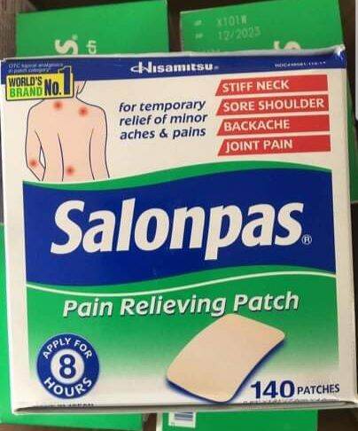 Salonpas Mỹ bịch lẻ 20 miếng dán