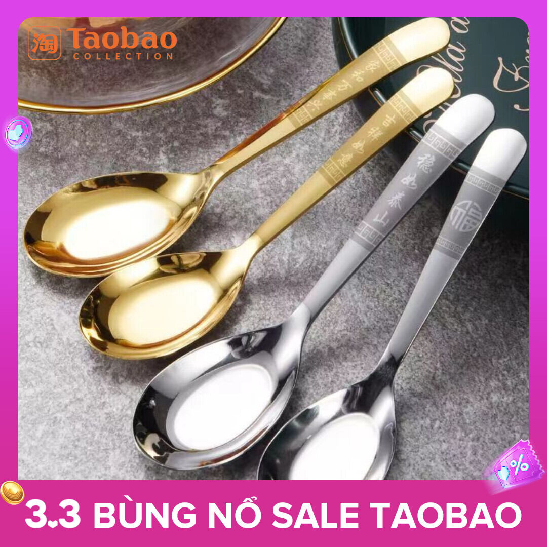 Muỗng Sáng Tạo Tăng Độ Dày Làm Sâu Sắc Thêm Muỗng Bằng Thép Không Gỉ Bền Thìa Ăn Muỗng Canh Muỗng Canh Trẻ Em Muôi Canh
