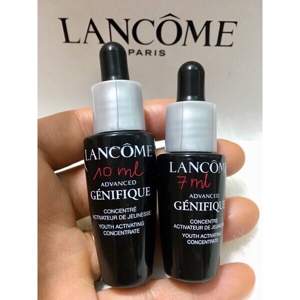 Combo 10/20/30/40 tinh chất trẻ hóa da Lancome Genifique sample chuẩn auth