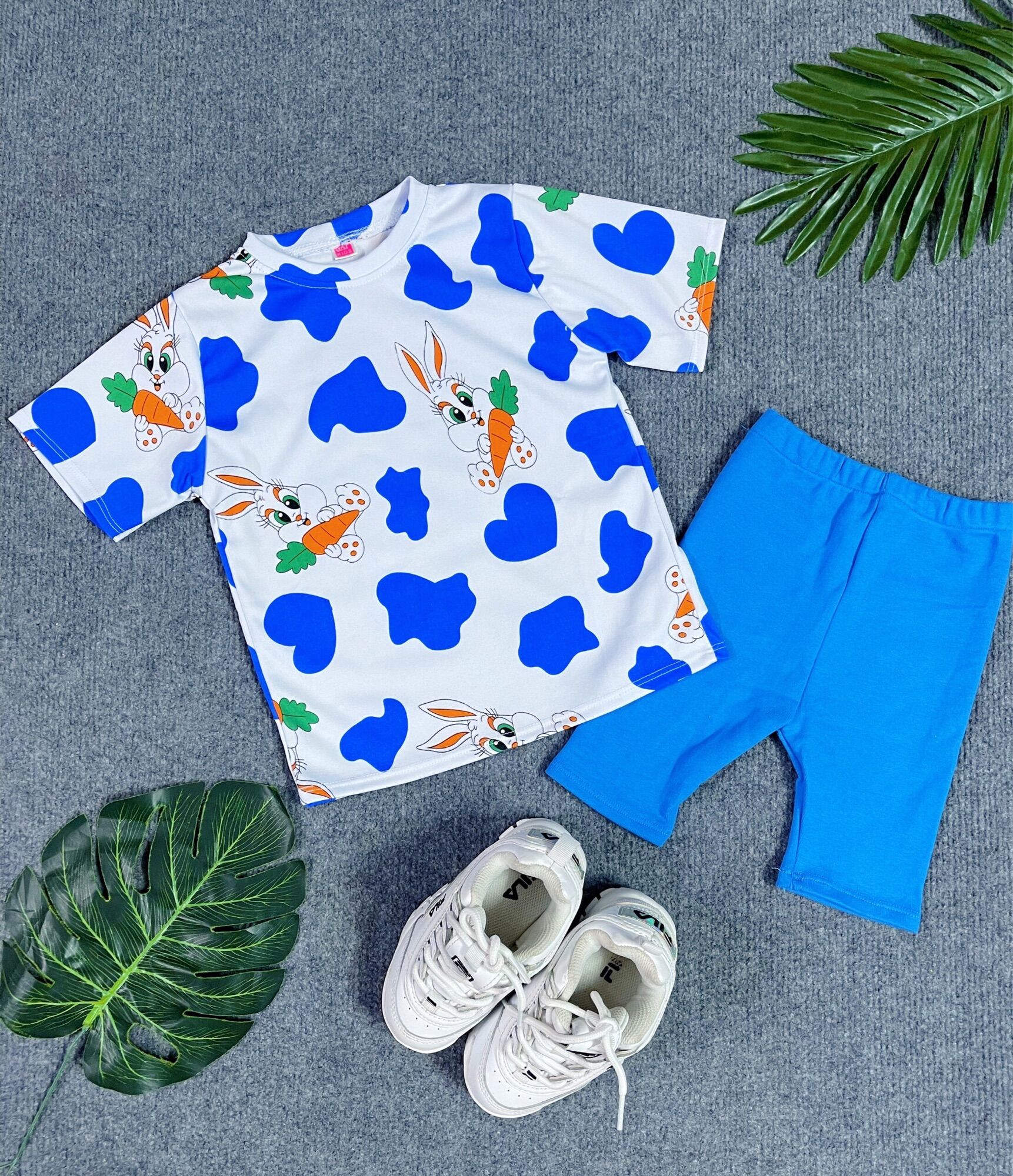 Set bộ bò sữa 4 màu cho bé gái (ảnh thật)
