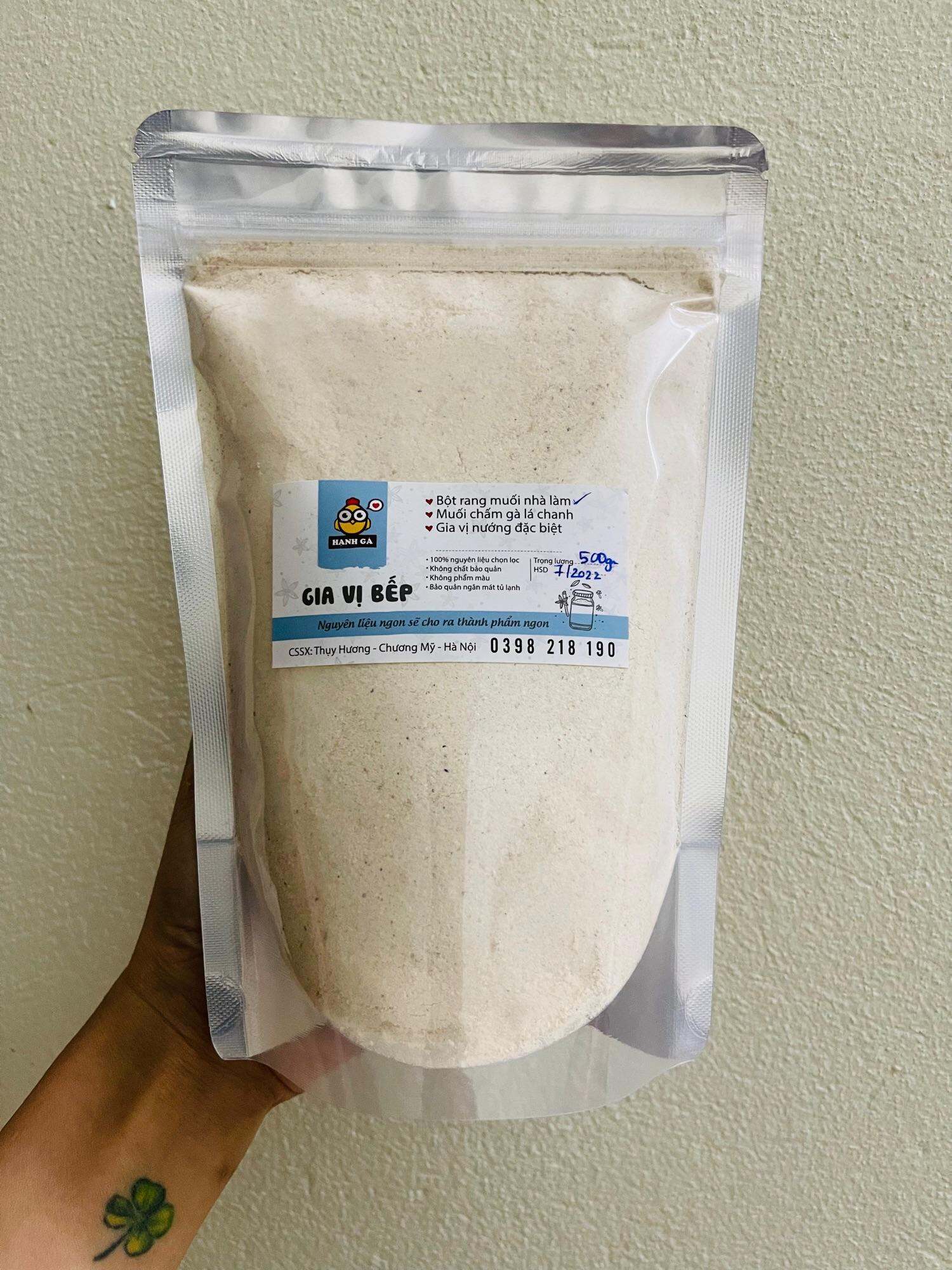 500gr Bột Rang Muối chuẩn vị nhà làm