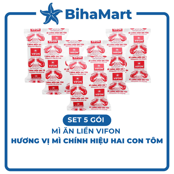 - VIFON - Mì Vifon chính hiệu hai con tôm, mì hai tôm Vifon, mì Vifon hai con tôm, mì 2 tôm Vifon