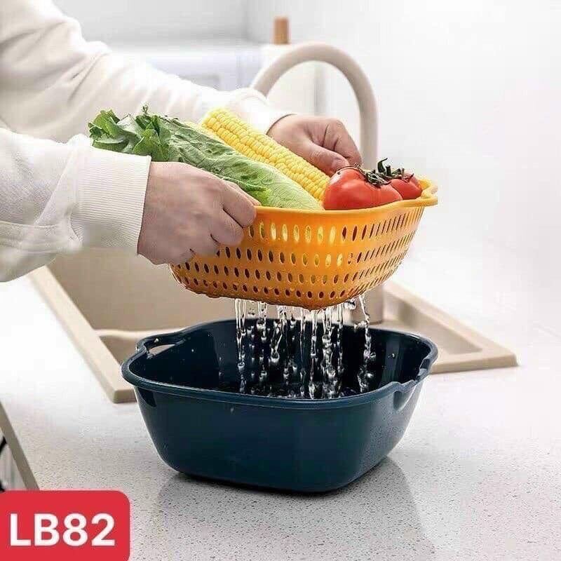 Set 3 tổ vàng kèm chậu xanh