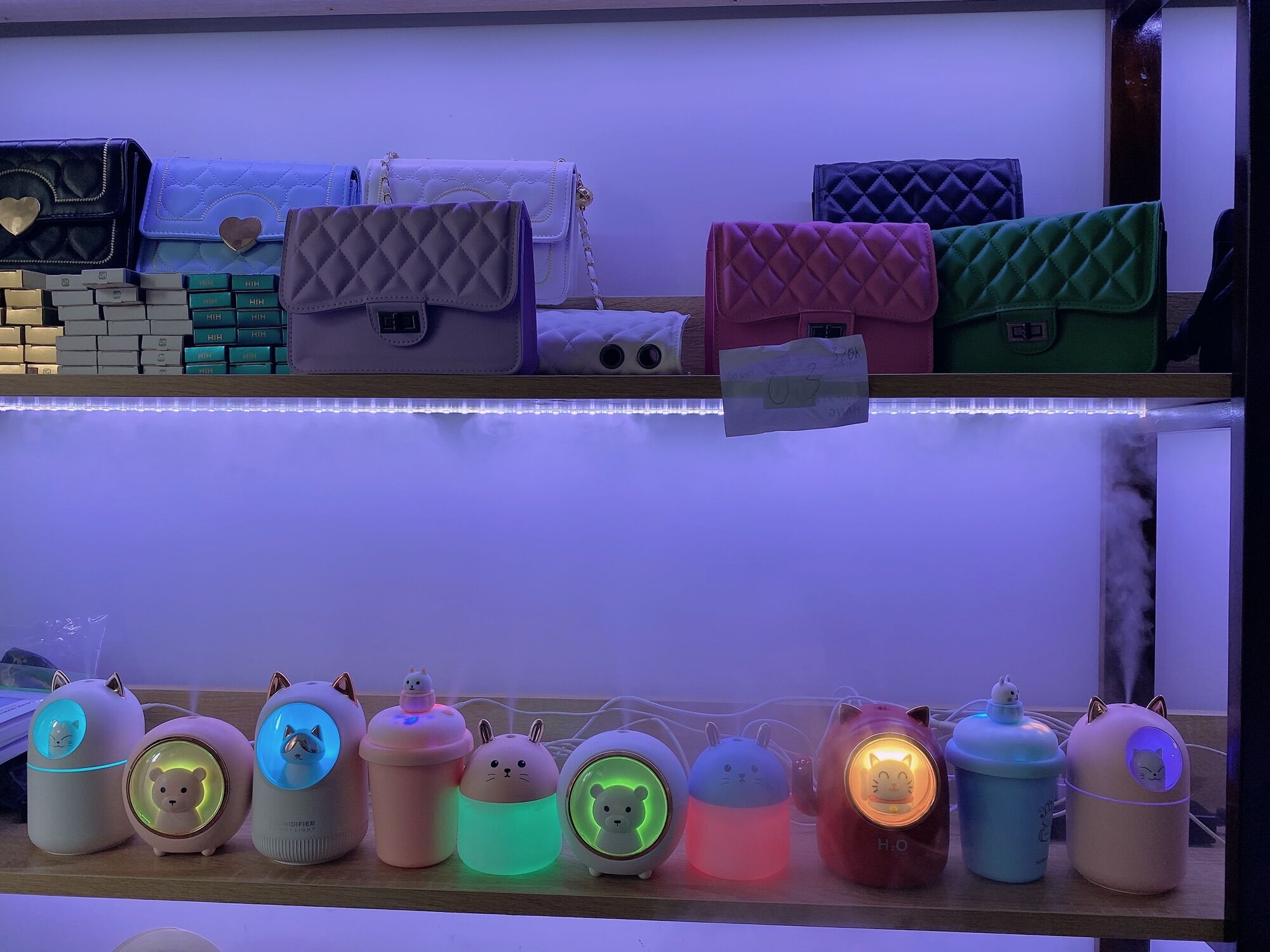 Máy Phun Sương Mini HUMIDIFIER MÈO THẦN TÀI A16