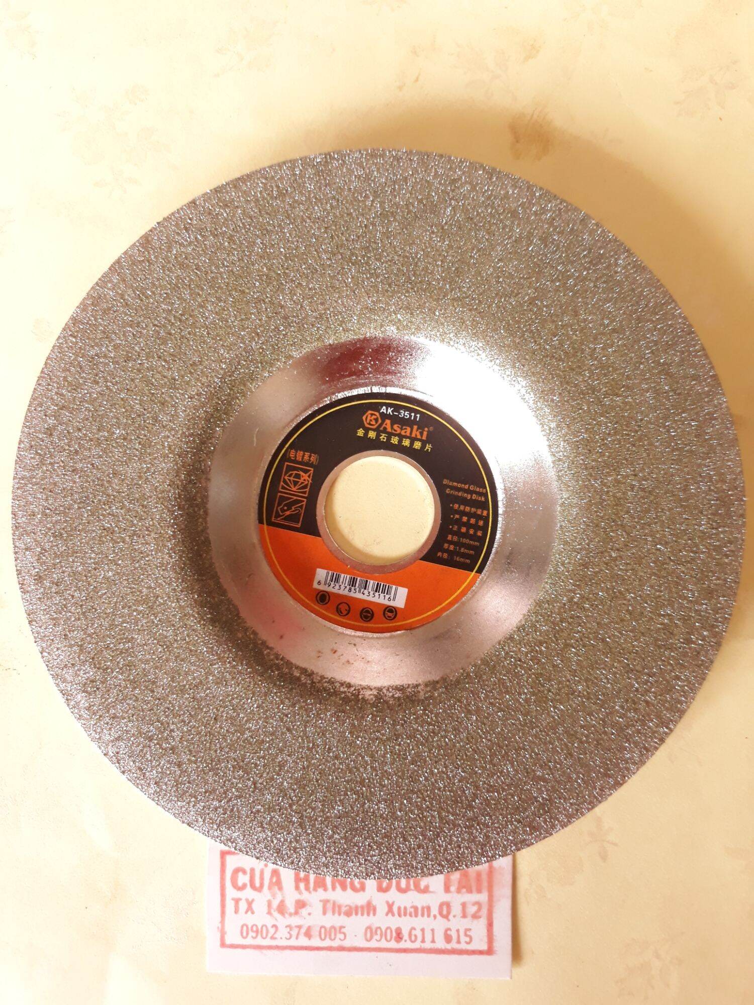 [HCM] Đá mài hợp kim, đá mài kiếng 100mm asaki