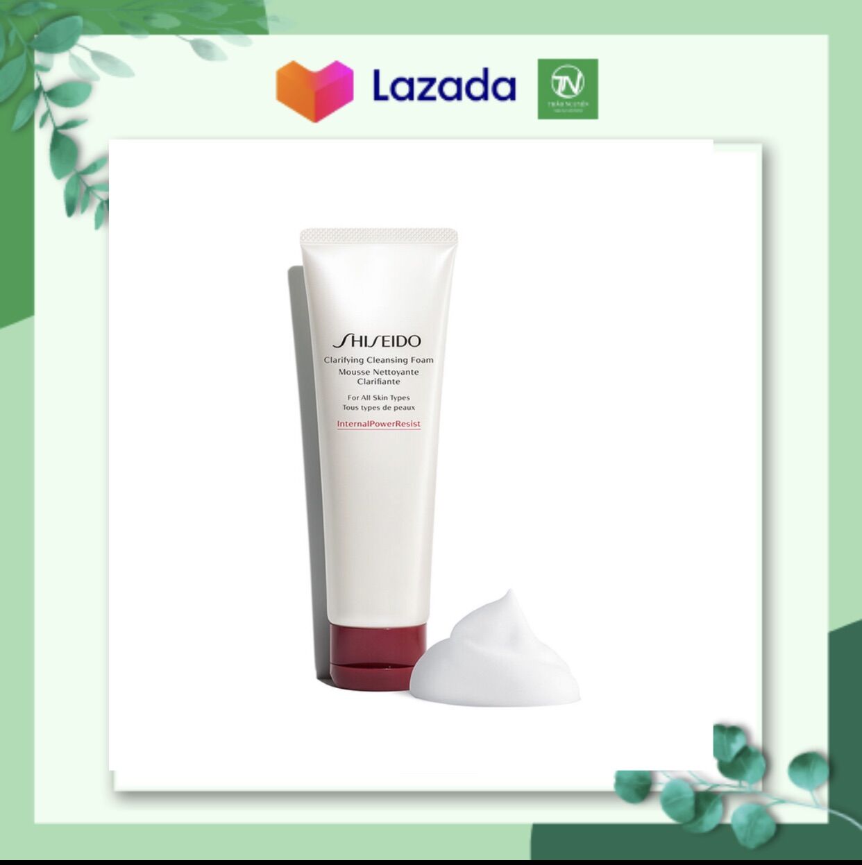 Sữa rửa mặt shiseido clarifying cleansing foam 125ml
