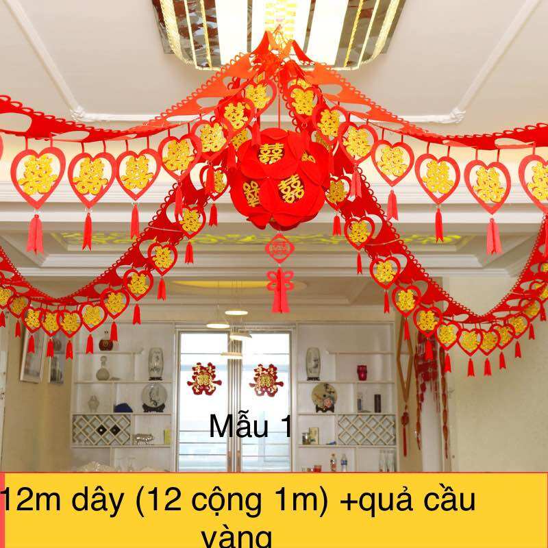 Set trang trí trần nhà ngày cưới