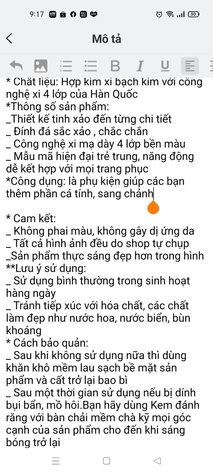 Mặt dây chuyền xi bạch kim cao cấp