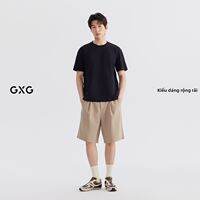 GXG | Áo Thun Cổ Tròn Ngắn Tay Phong Cách Đơn Giản Mát Mẻ