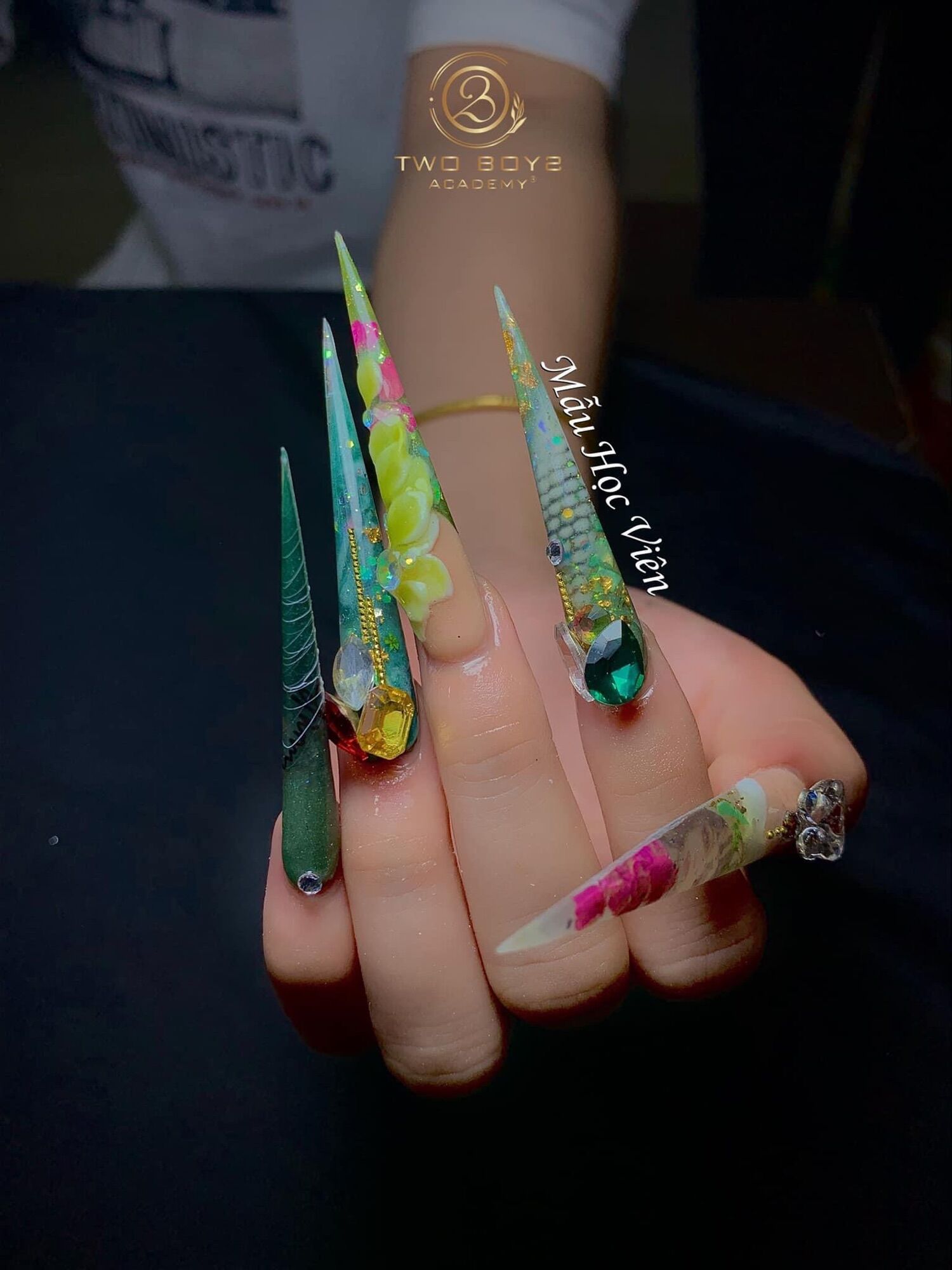 Cọ nặn hoa nổi 3D số 2