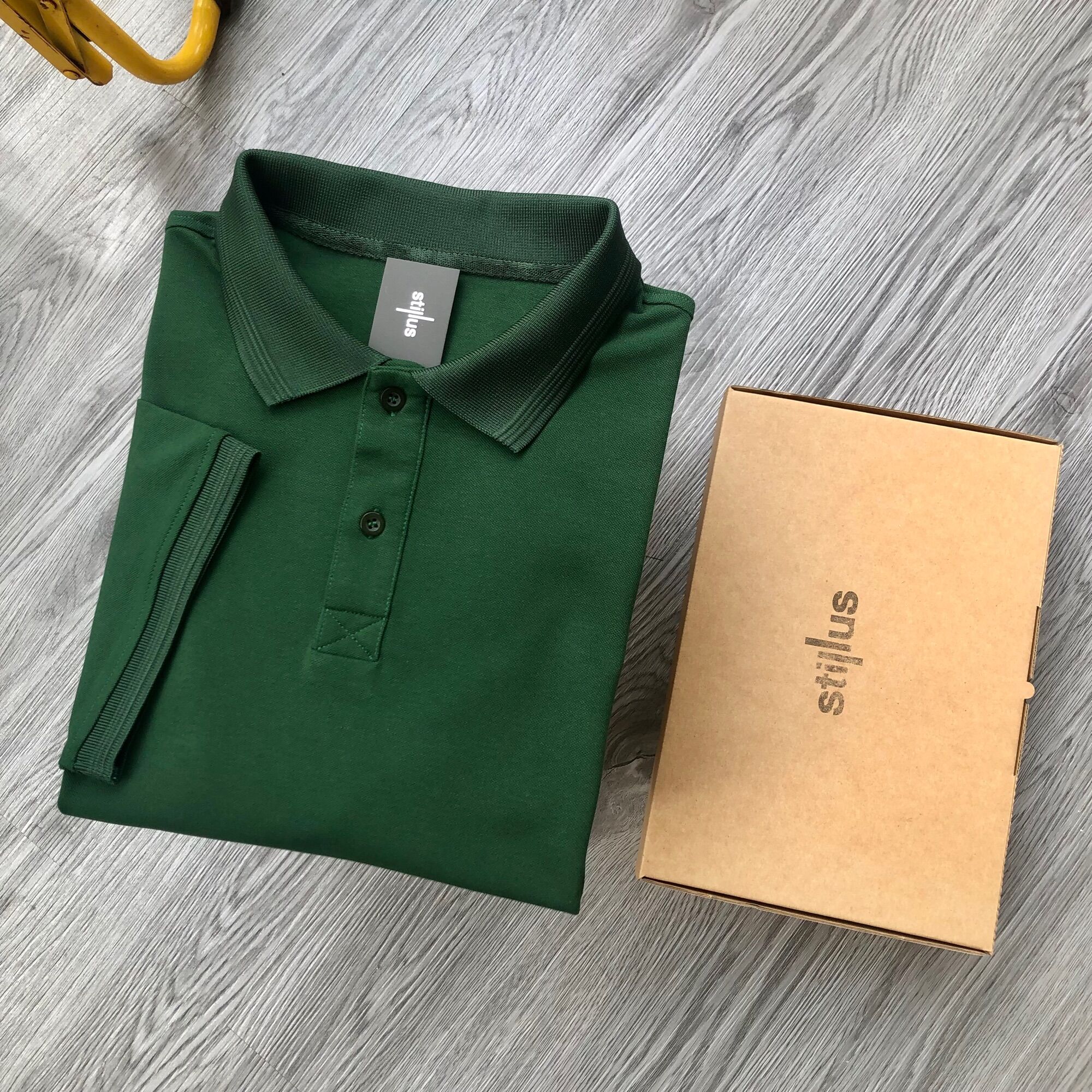 Áo Polo Stillus Premium Pique Xanh Lá