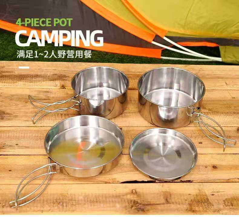 Bộ Nồi Inox 8 Món Combo Cơm Hộp Tiện Mang Theo Du Lịch Ngoài Trời Bộ 6 Món Du Lịch Dã Ngoại Tự Lái Đĩa Cốc Nước