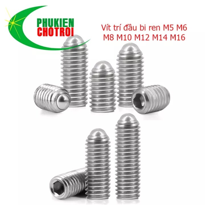 Vit tri dau bi m6x16mm