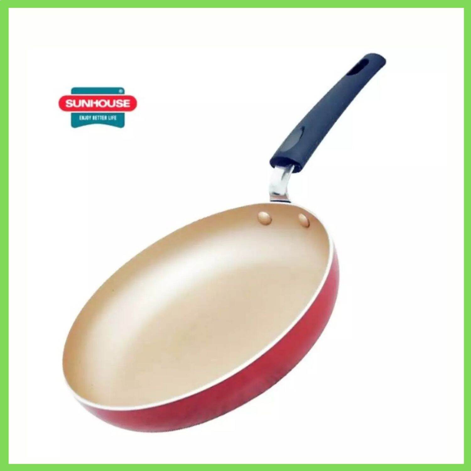 Chảo nhôm chống dính sunhouse ct18c - 18cm