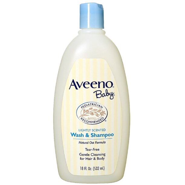 Sữa tắm gội trẻ em 2 trong 1 Aveeno Baby Wash and Shampoo 532ml