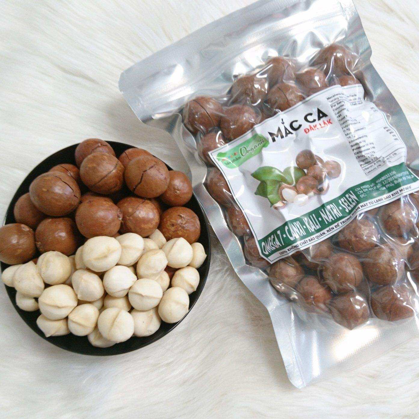 HẠT MACCA ĐĂK LĂK SẤY LẠNH ORGANIC LOẠI 1 (HẠT MẮC CA) shop vothithu90