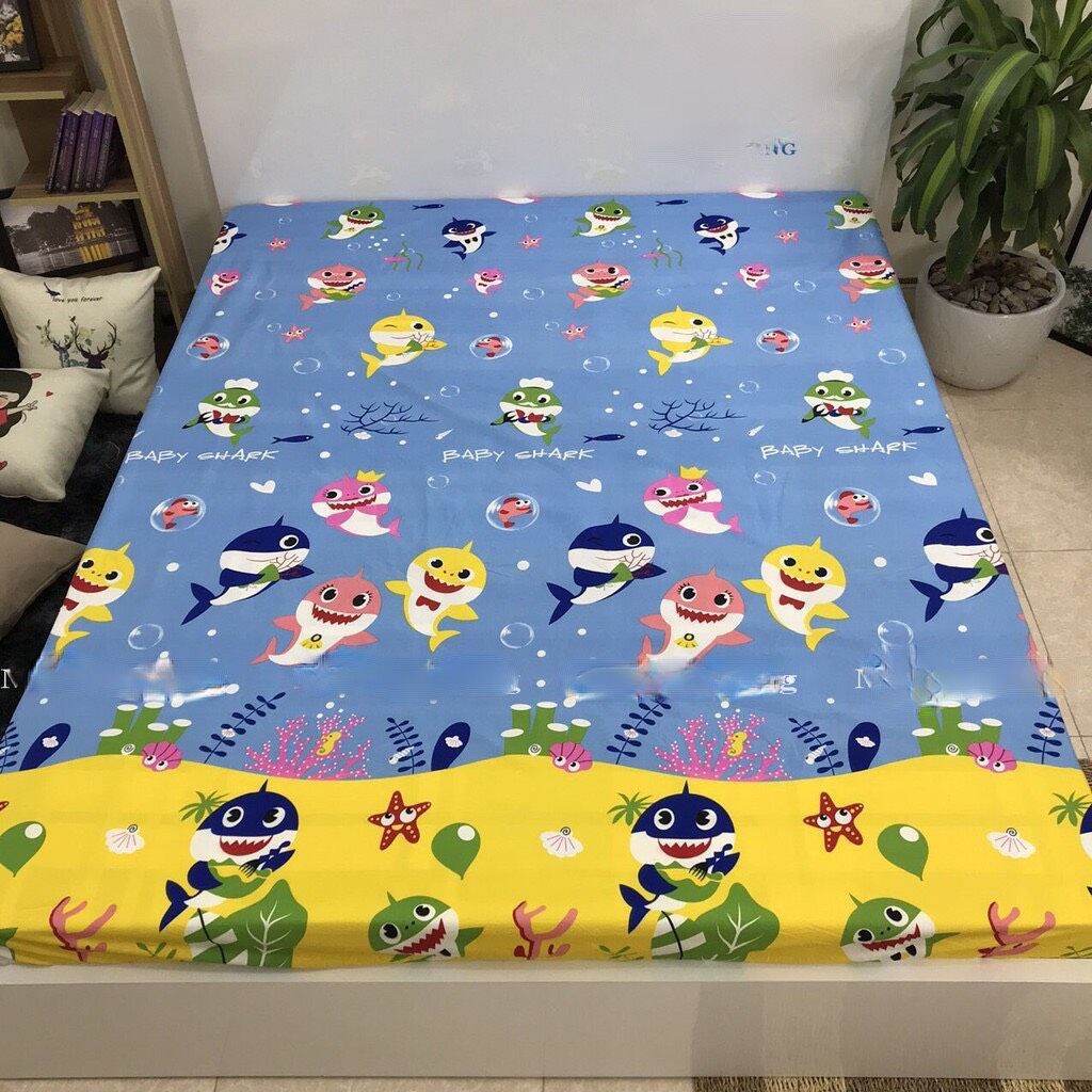 Ga chống thấm hàng chuẩn 1m6*2m CHẤT LIỆU COTTON POLY GIAO MÀU NGẪU NHIÊN NẾU CHỌN MÀU ( CHÁT VỚI SHOP )
