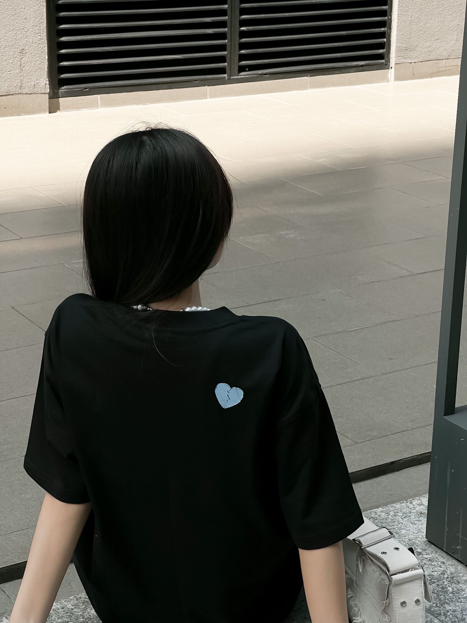 Áo No Break Tee in Denim