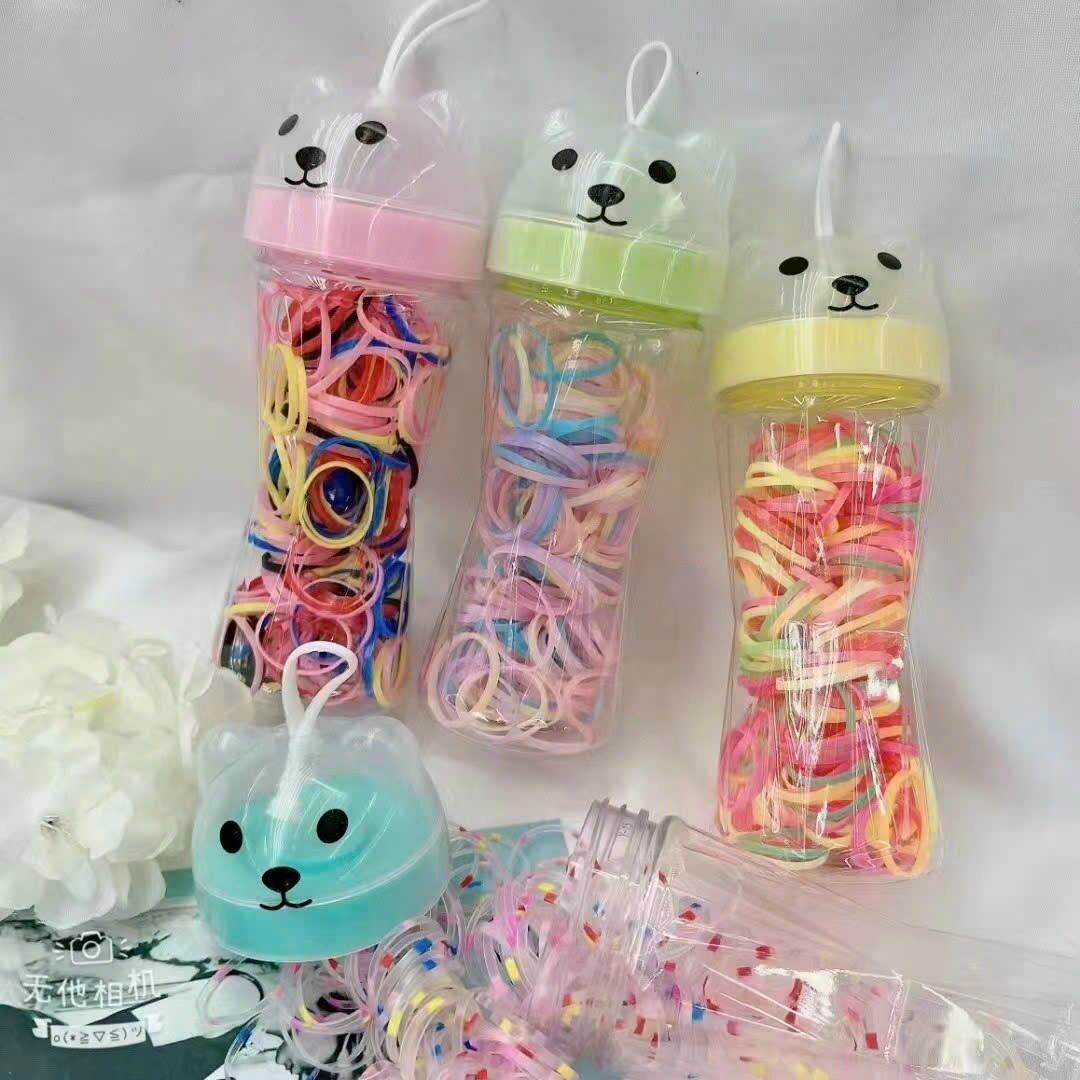Hũ thun cột tóc nắp cute