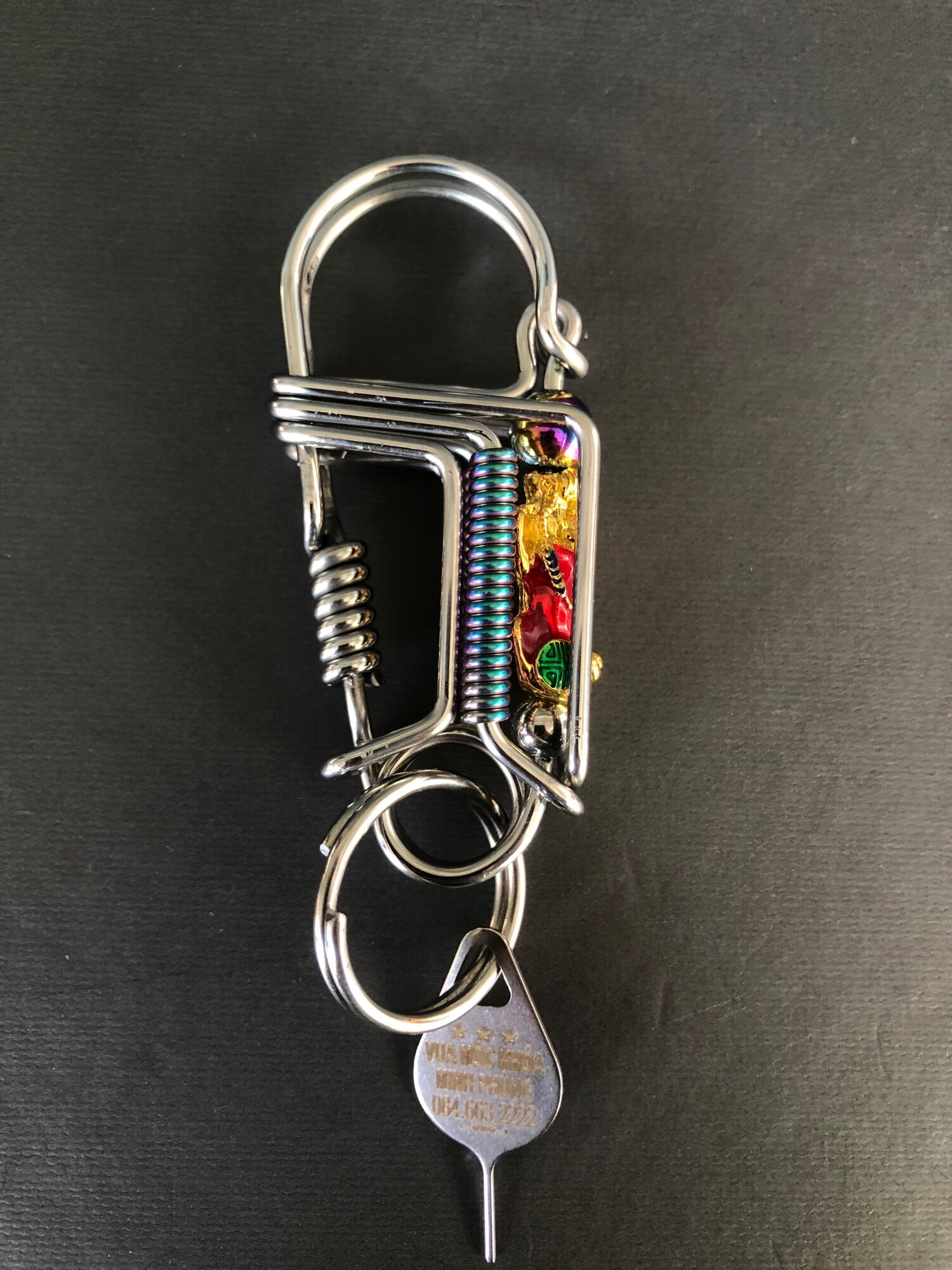 Móc khoá inox tỳ hưu