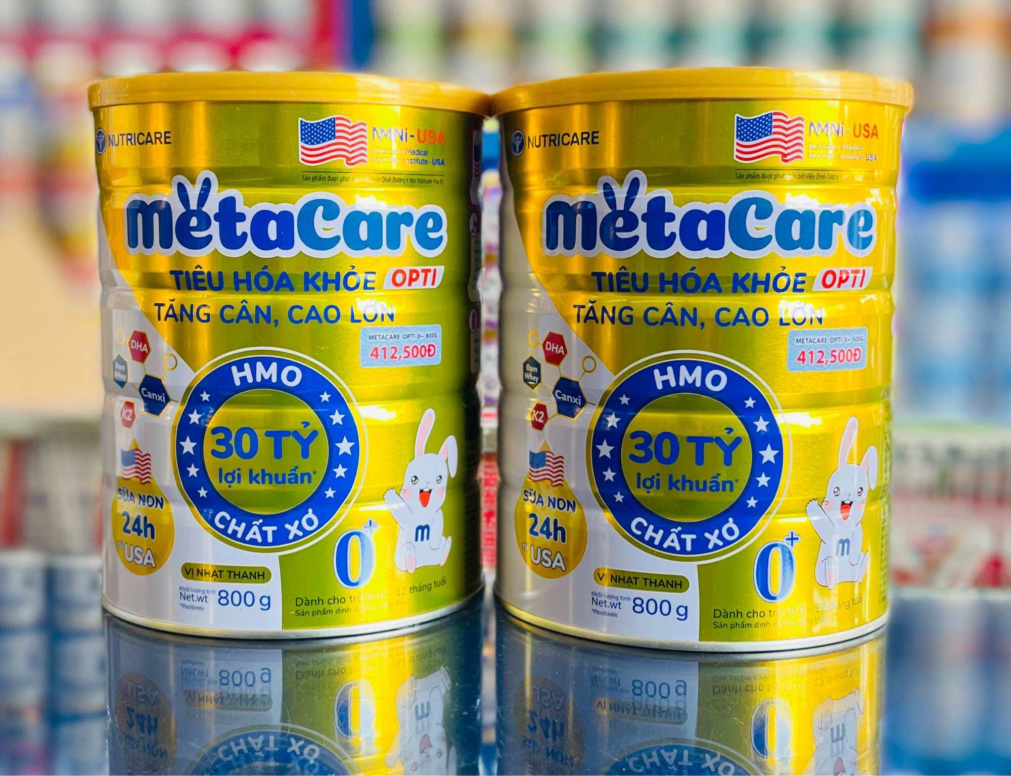 (Combo 3 Lon) Sữa Bột Metacare Opti 0+ (800g)