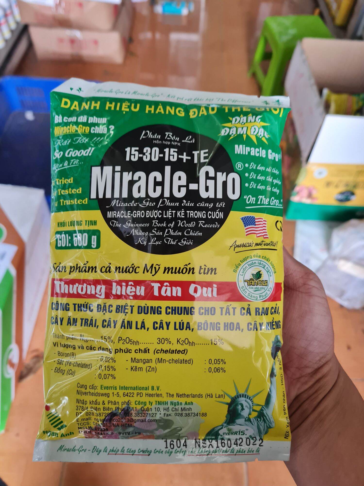 15 30 15 miracle-gro 500g