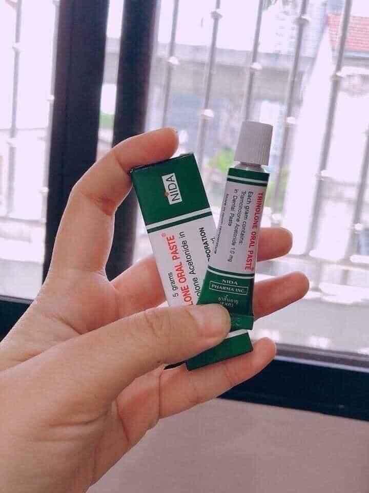 Kem bôi nhiệt miệng TRINOLONE ORAL PASTE thái lan 5gr