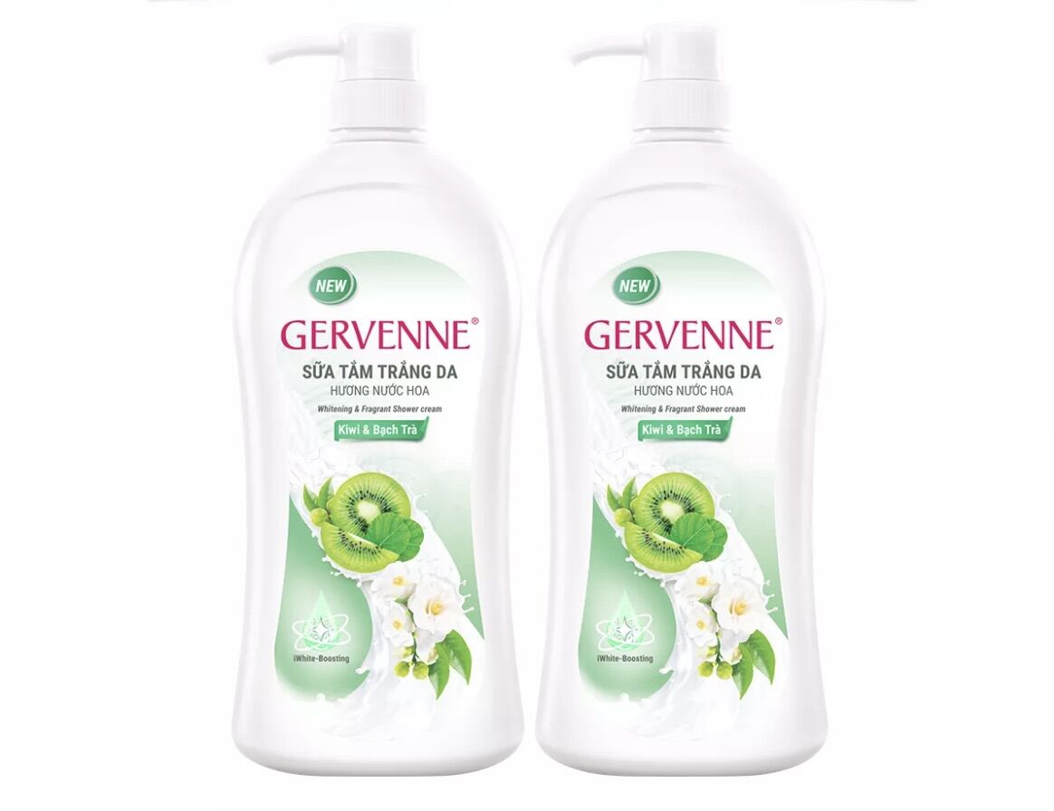 Sữa tắm trắng da hương nước hoa gervenne 900g
