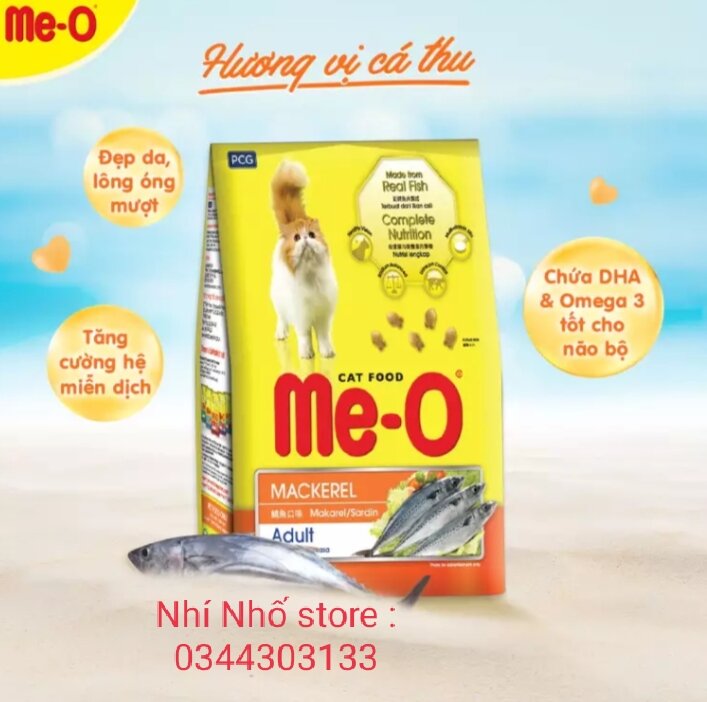 Thức ăn cho mèo vị cá thu 350gram