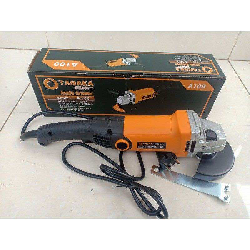 Máy mài góc tanaka -a100 động cơ 100% dây đồng chuôi dài