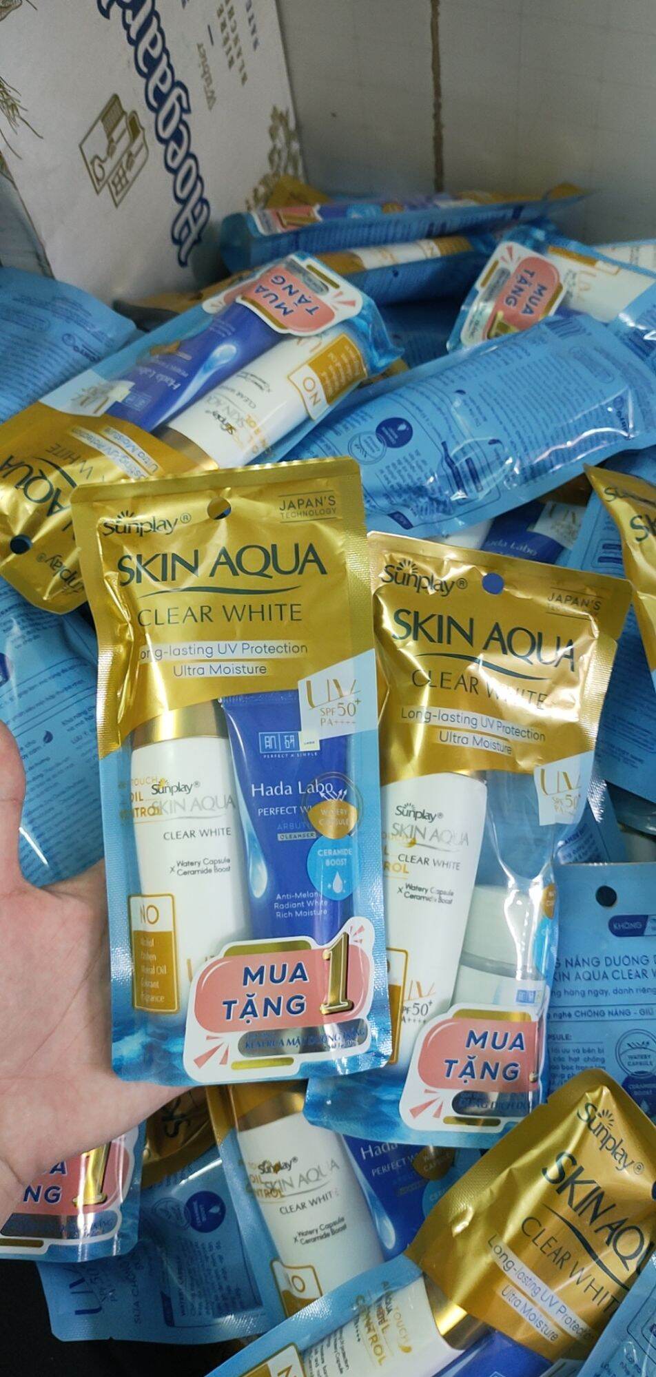 [HCM]Chống nắng Sunplay Skin Aqua Clear White 25g cao cấp