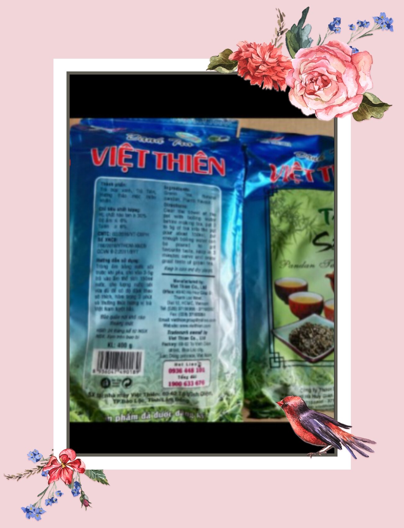 Trà Sâm Dứa Việt Thiên 400g