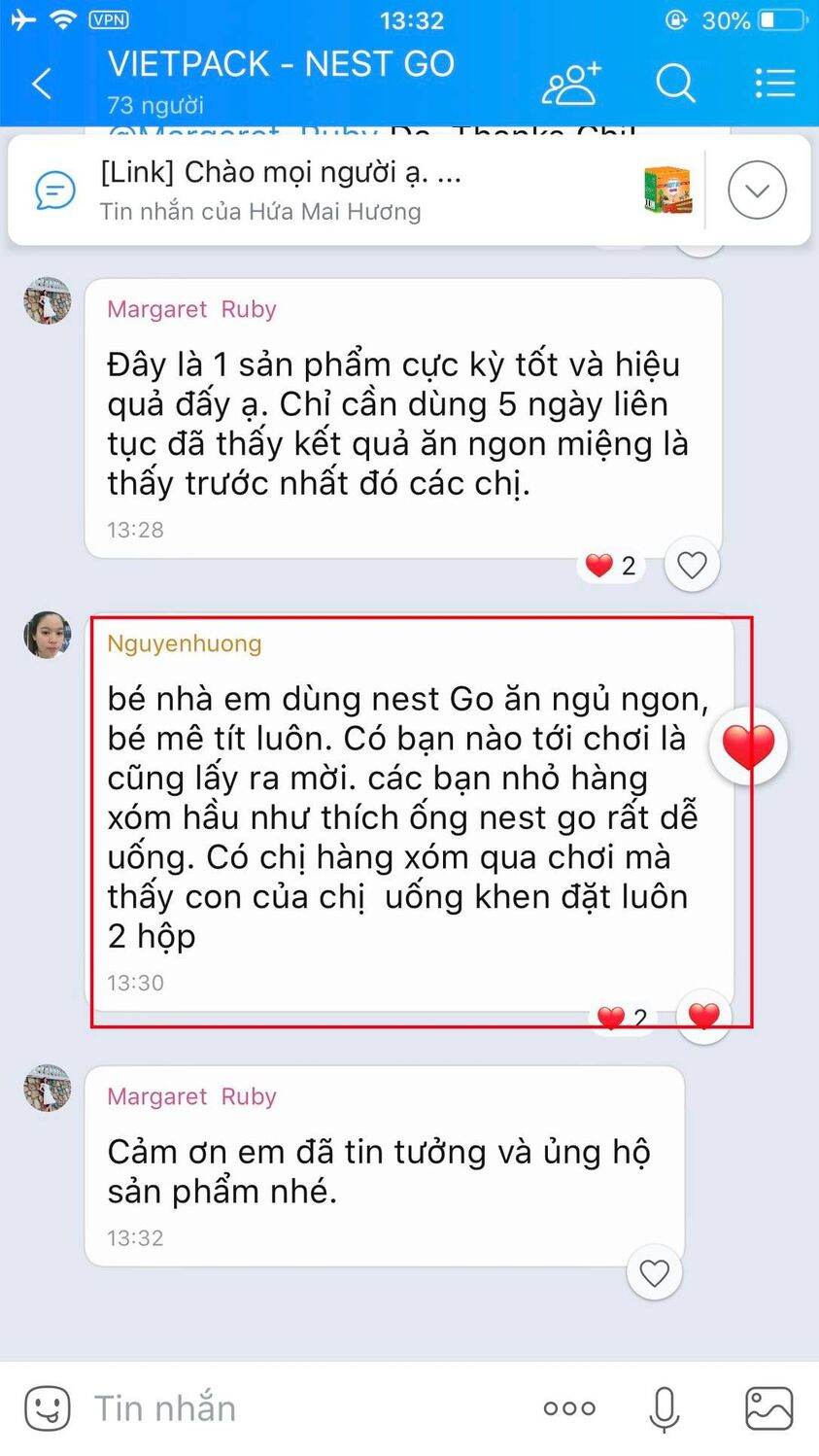 Thực phẩm bổ sung Nest Go