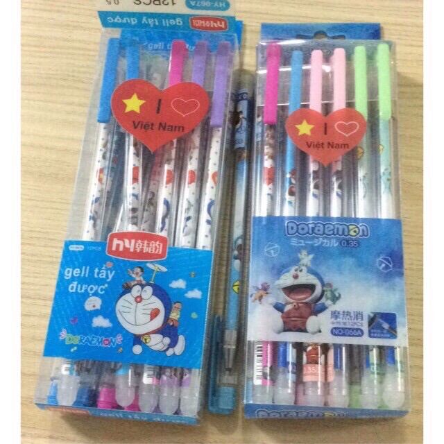 Hộp 12 bút bi xoá được
