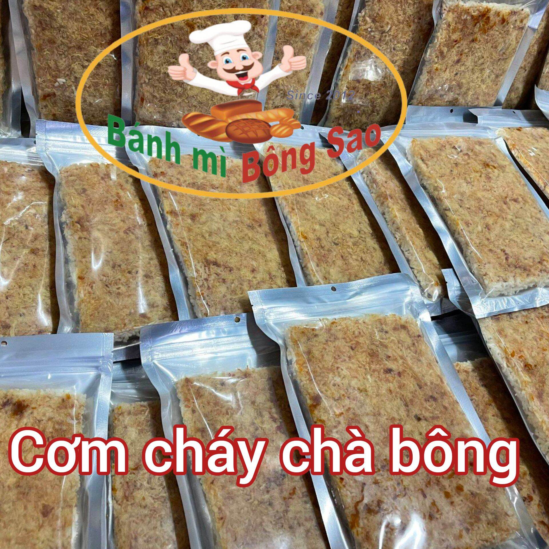 cơm cháy chà bông combo 3 bịch 80.000đ