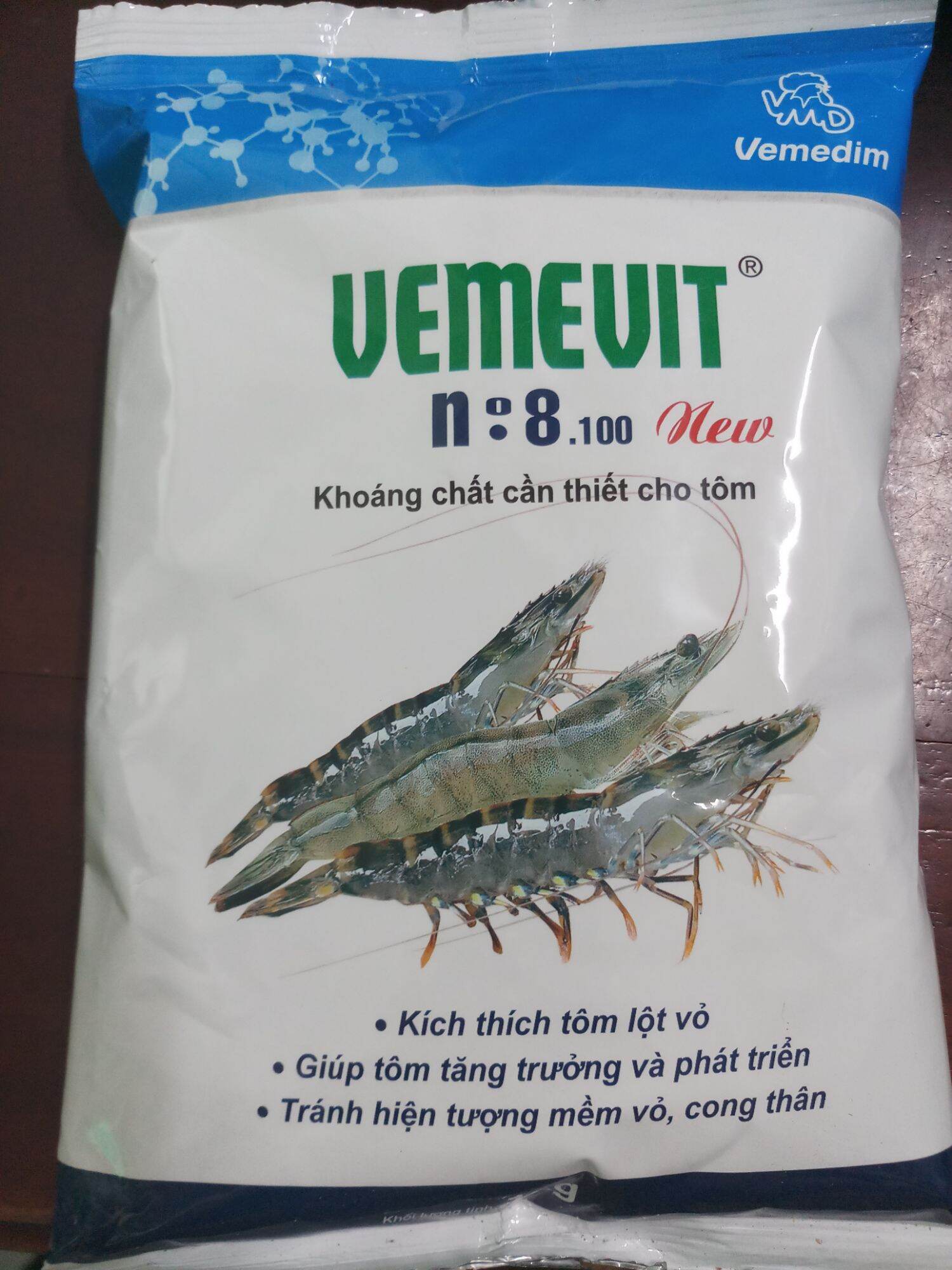 Vemevit N.8 gói 1kg khoáng chất cần thiết cho tôm