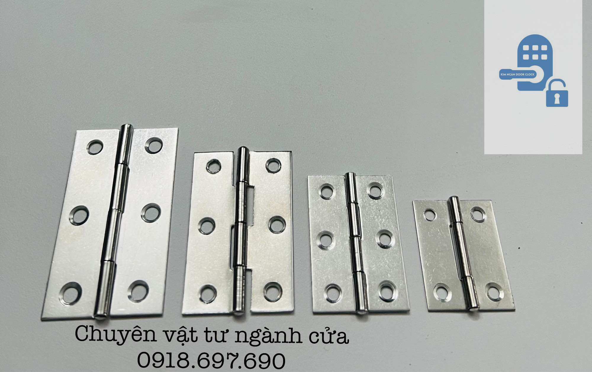 Bản lề lá inox tủ nhôm