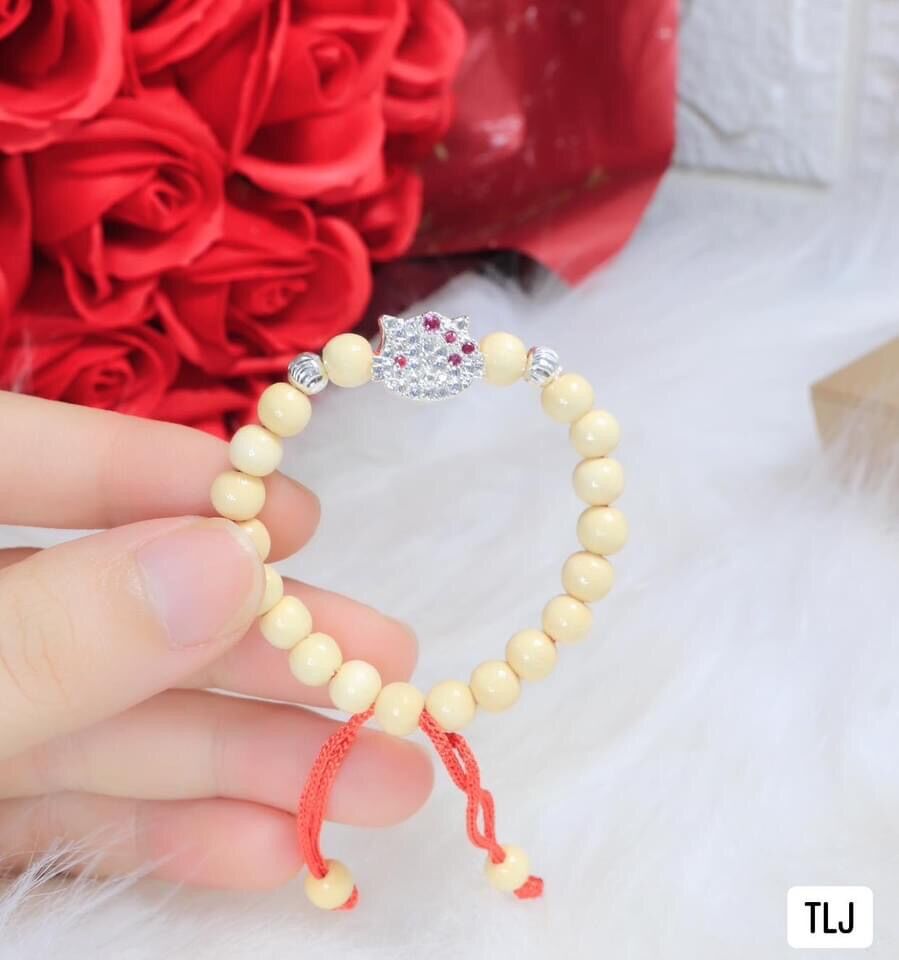 Vòng dâu tằm mix con giáp cho bé