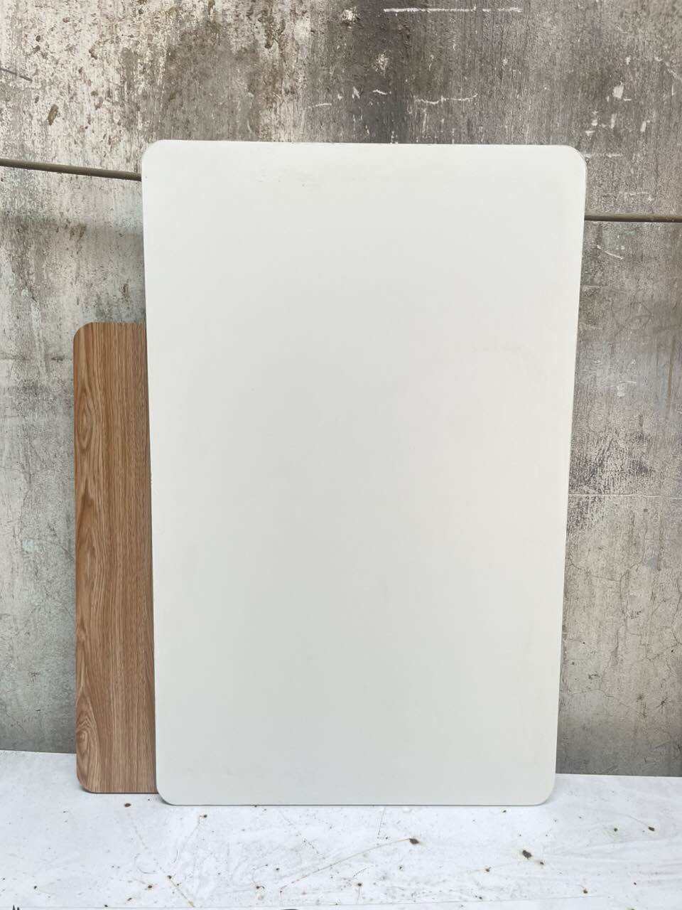 Mặt bàn gỗ MDF phủ melamine, bo cong góc