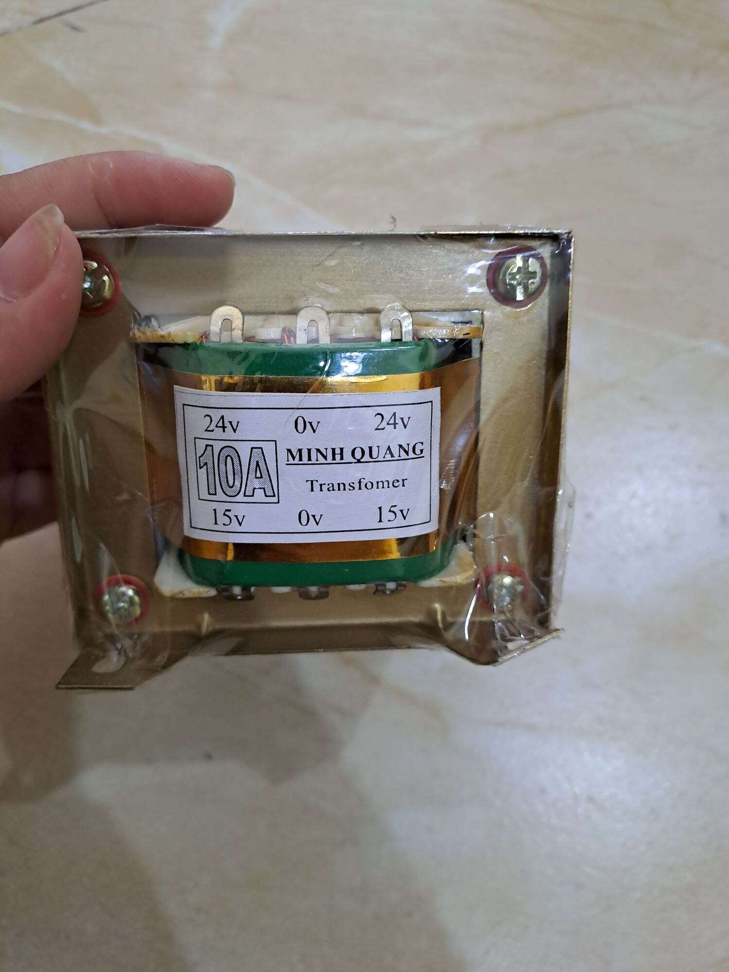 Biến áp 10a đối xứng 24v