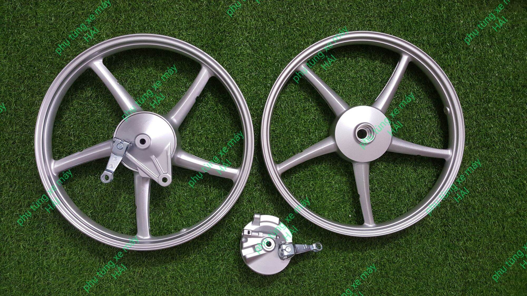 Bánh mâm 5 cây kiểu rcb 1/1 2 thắng đùm trước sau dành cho các dòng Honda wave dream msp *2100