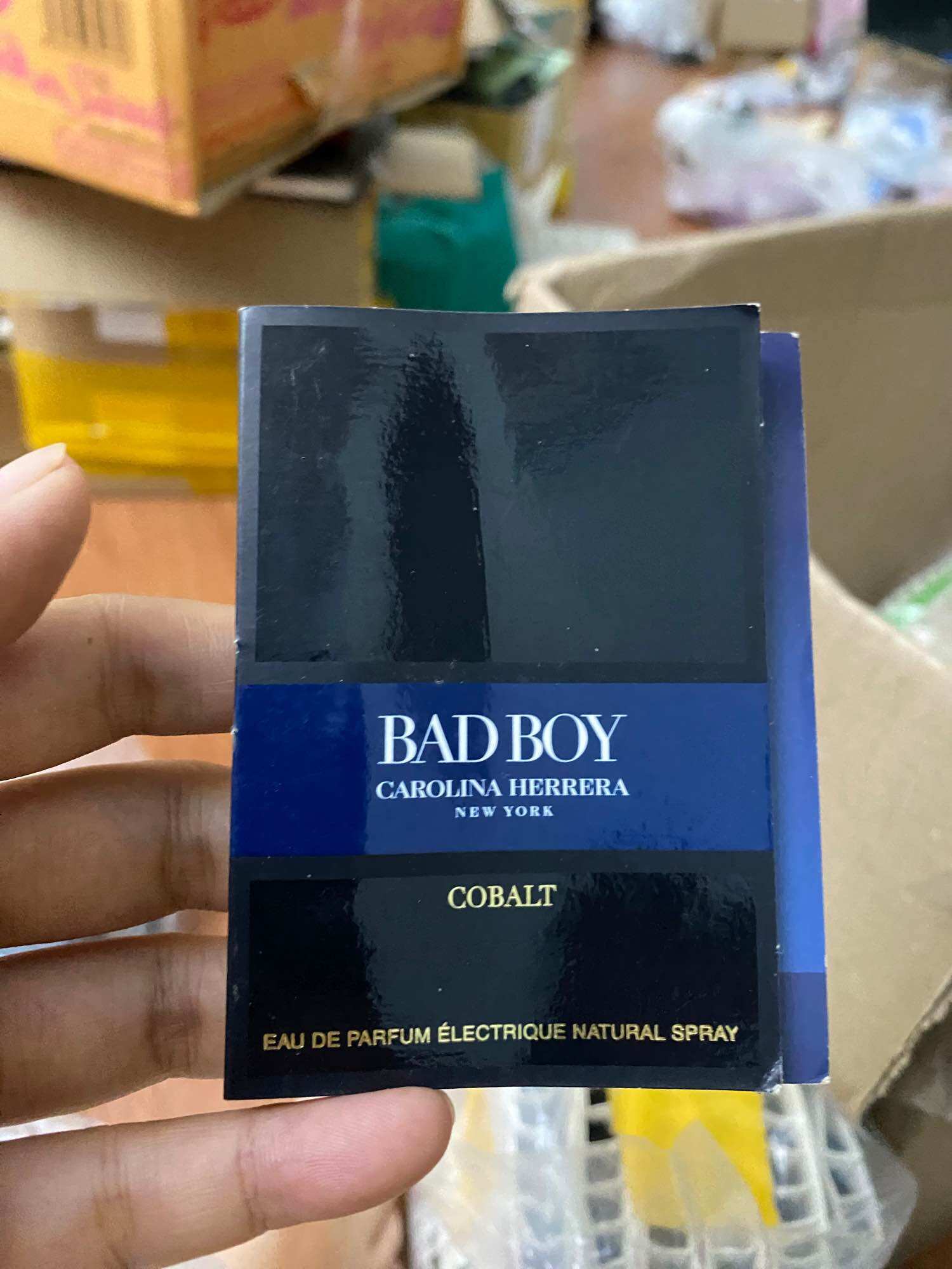 Carolina Herrera New York Bad Boy Cobalt Eau de Parfum Electric Natural Spray